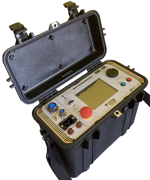 Аппарат испытания диэлектриков СКАТ-70Ц-К купить по низкой цене | МАКСПРОФИТ