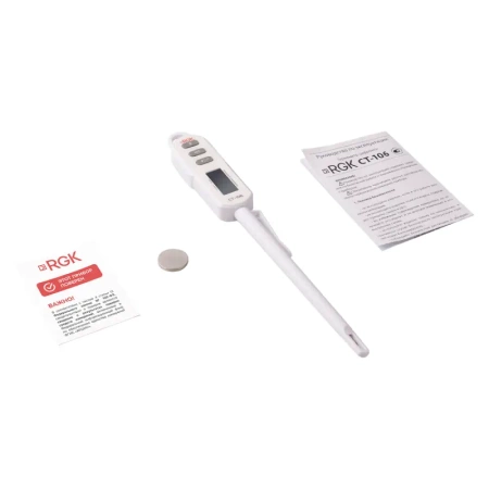 Контактный термометр RGK CT-106 с поверкой купить по низкой цене | МАКСПРОФИТ