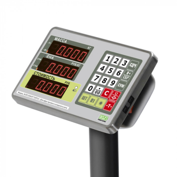 Торговые напольные весы M-ER 335 ACP-150.20/50 "TURTLE" с расчетом стоимости LED купить по низкой цене | МАКСПРОФИТ Торговые напольные весы M-ER 335 ACP-150.20/50 "TURTLE" с расчетом стоимости LED купить по низкой цене | МАКСПРОФИТ